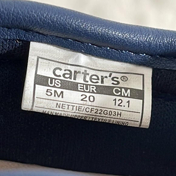 Carter's Floral Slip-On Shoes Baby Size 5 - Picture 10 of 12